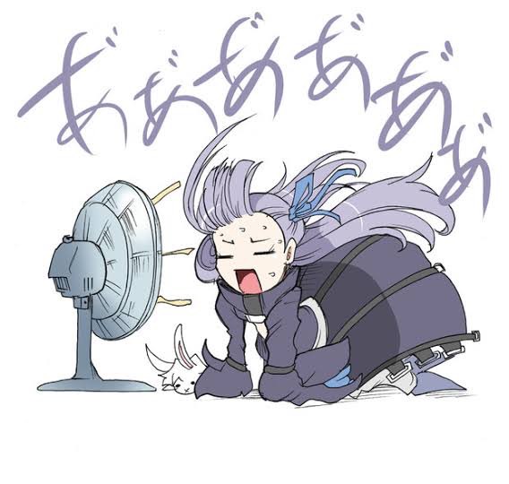 暑さに負けずに